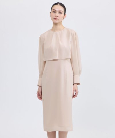 シフォンレイヤードドレス