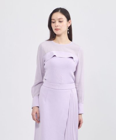 【La maglia】 シアーコンビニットプルオーバー