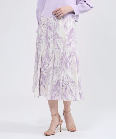 マーブルプリント マーメイドスカート