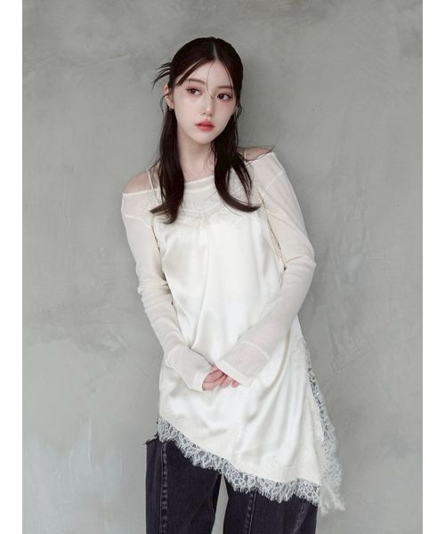 レーストリムキャミチュニック(508731633)｜阪急百貨店公式通販サイト