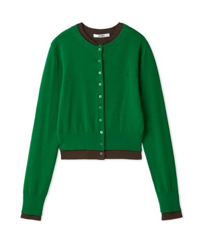 ニットレイヤードプルオーバー