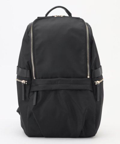 【A4サイズ収納可・容量約14L】8ポケットメタルファスナー ナイロンリュック