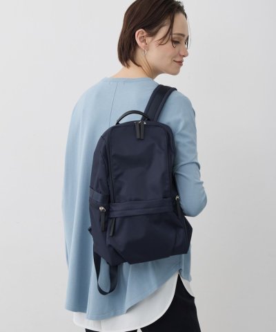 【新仕様・A4サイズ収納可・容量約14L】8ポケットナイロンリュック