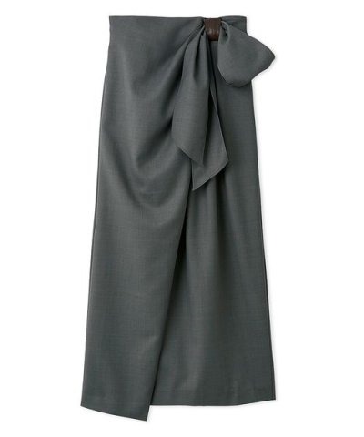 ラップリボンタイトスカート