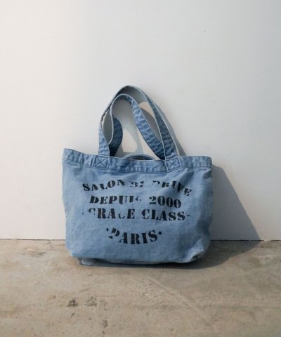 レタードデニムトート