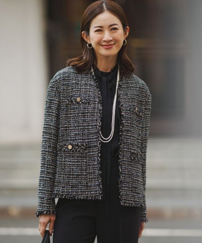 GIOLICAツイード ジャケット