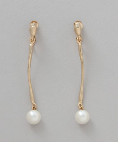 メタルバーイヤリング