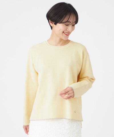 【マシンウォッシャブル】テックスブリッドニットプルオーバー