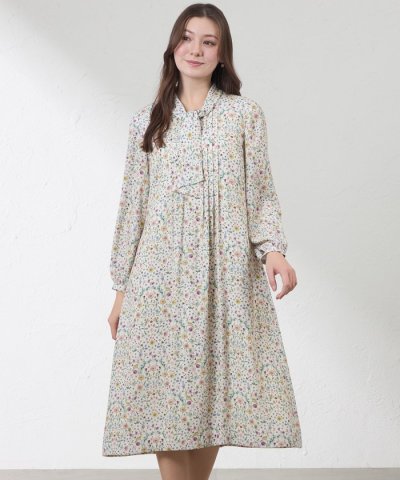 【LIBERTY】ARCHWAY ボウタイワンピース