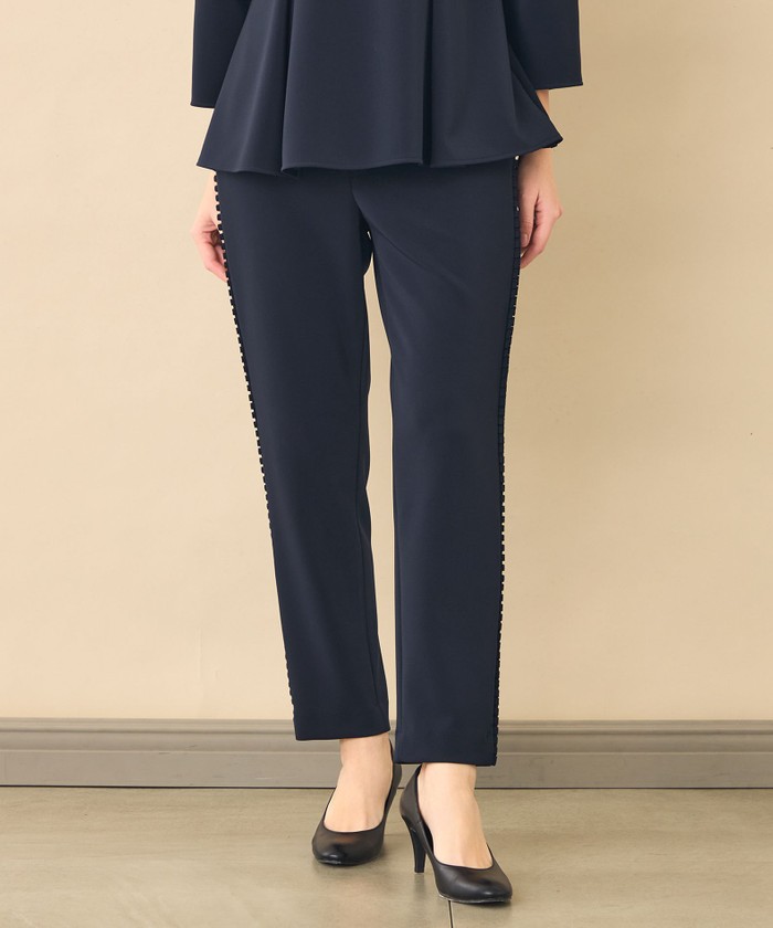 AMACA THE EDITION】フリルラインポンチパンツ(508724313)｜阪急百貨店