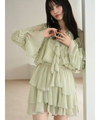 ドレープフリルセットアップ