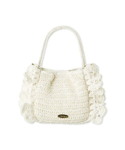 かぎ編みペーパーフリルバッグ