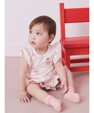 【BABY】カップケーキ柄Tシャツ