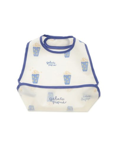 【BABY】ポップコーン柄お食事スタイ