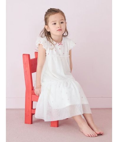 【KIDS】ストロベリー柄チュールワンピース