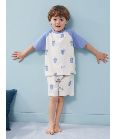 【KIDS】ポップコーン柄ハーフパンツ