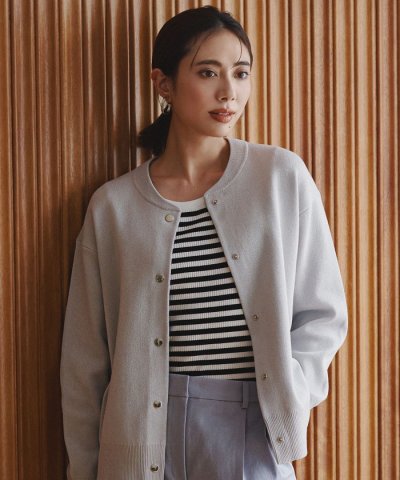 4×2リブ プルオーバーカットソー