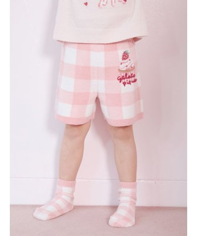 【KIDS】エアリーモコギンガムチェック柄ショートパンツ