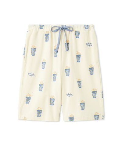 【HOMME】ポップコーン柄ハーフパンツ