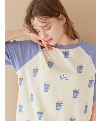 ポップコーン柄Tシャツ