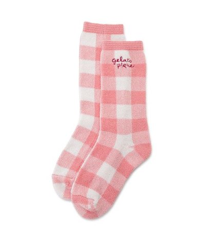 エアリーモコギンガムチェック柄ソックス