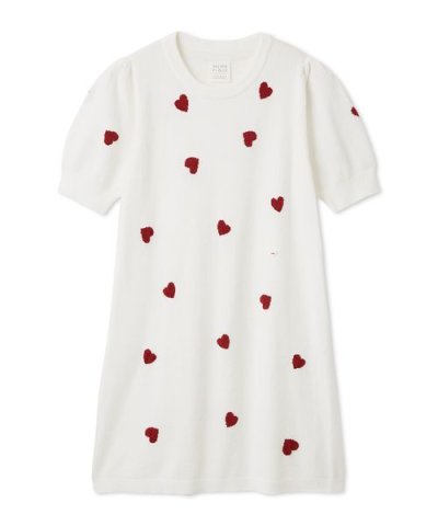 【ONLINE限定】エアリーモコハートジャガードワンピース