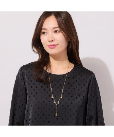 ピサーノ PISANO ゴールド調・パーツ付きネックレス