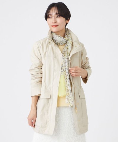 【花粉対策・はっ水・ウォッシャブル】ポランタフタミドルコート