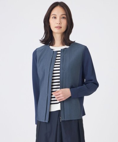 【ウォッシャブル】ソフトジーニージャケット