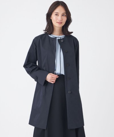 【L】【ウォッシャブル】ファンクションツイルコート