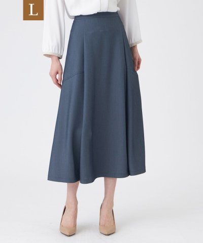 【L】【ウォッシャブル】ソフトジーニースカート