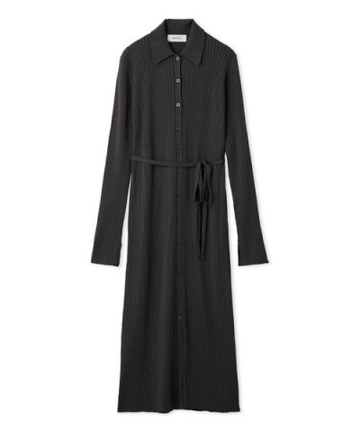 ワイドリブロングカーディガン