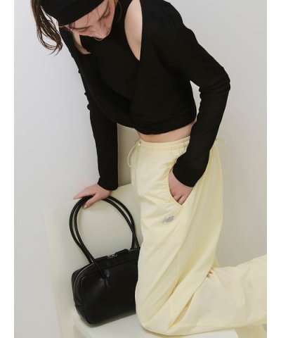 レイヤードライクカットソー/接触冷感