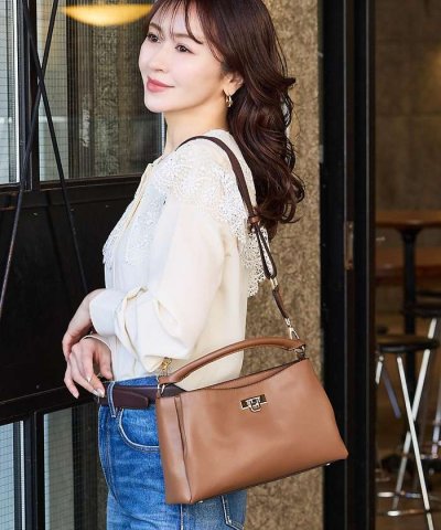 【ちばゆかさんコラボ】3WAYスクエアハンドバッグ