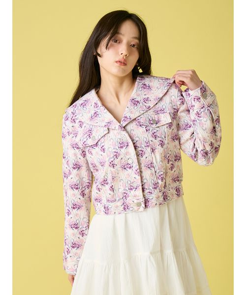 lilLilly セーラーデニムジャケット&ハートデニムショートパンツ セーラーデニムジャケット(508744234)｜阪急百貨店公式通販サイト