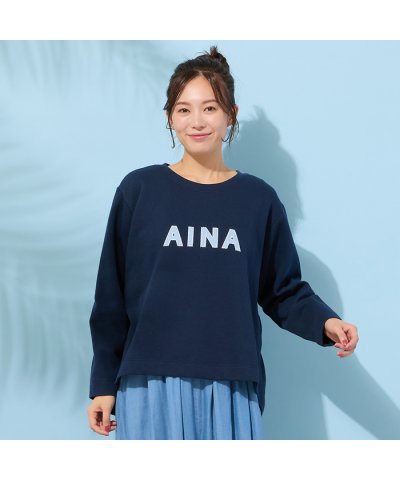 ピサーノ PISANO 【手洗いOK】『AINA』デニムアップリケカットソー