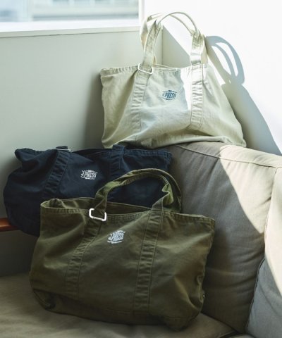 コットンキャンバス オーバルトートバッグ