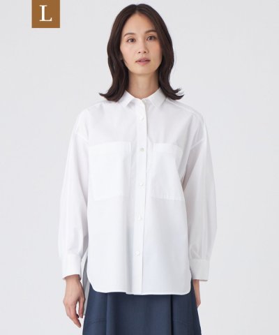【L】【ウォッシャブル】エステネージュシャツ