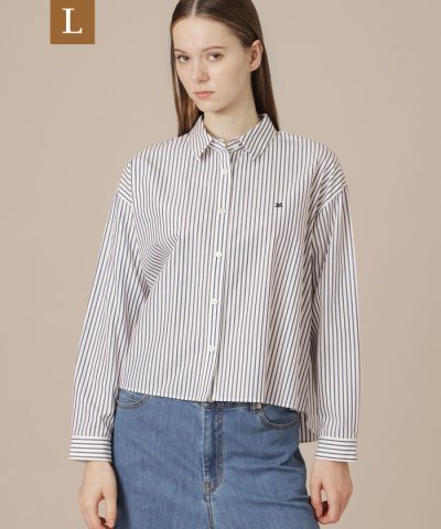 【L】コットンタイプライターシャツ