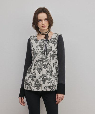 アニマルジャガードペプラムベスト