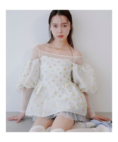 3way ペプラムトップス