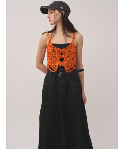 ロングデニムスカート