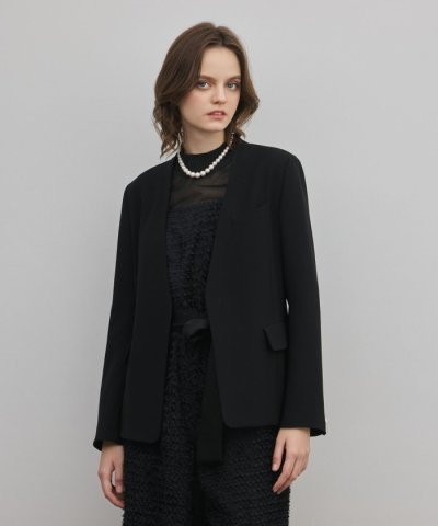 トリアセノーカラージャケット