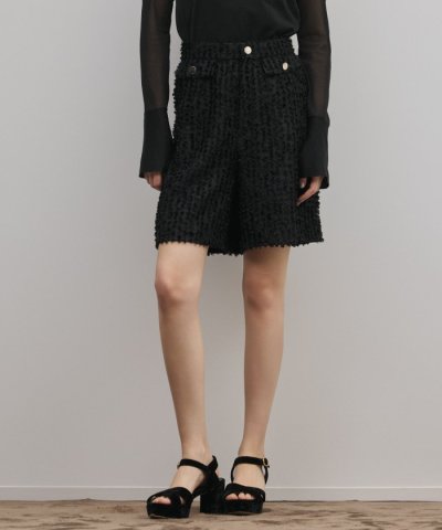 カットジャガードハーフパンツ