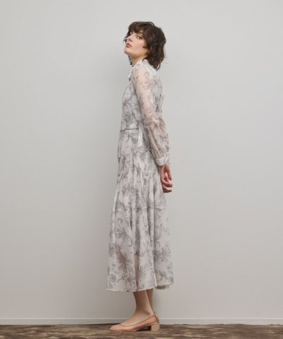 【オンラインストア・梅田阪急店限定】フラワープリントプリーツワンピース