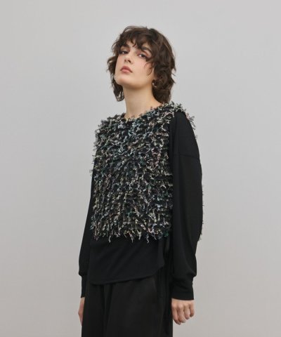 フリンジチュールベスト