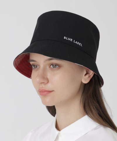 ロゴ刺しゅうリバーシブルバケットハット