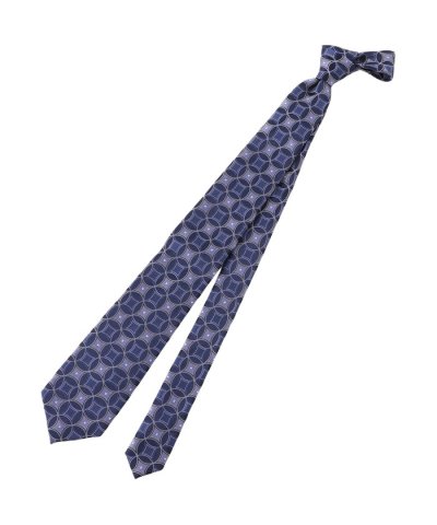 サークルパターンシルクタイ