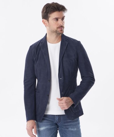 【PRIMA COLLECTION】カーフヌバックレザージャケット