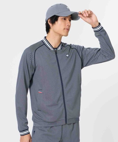 ルコックスポルティフ le coq sportif デニムライクボンバージャケッ